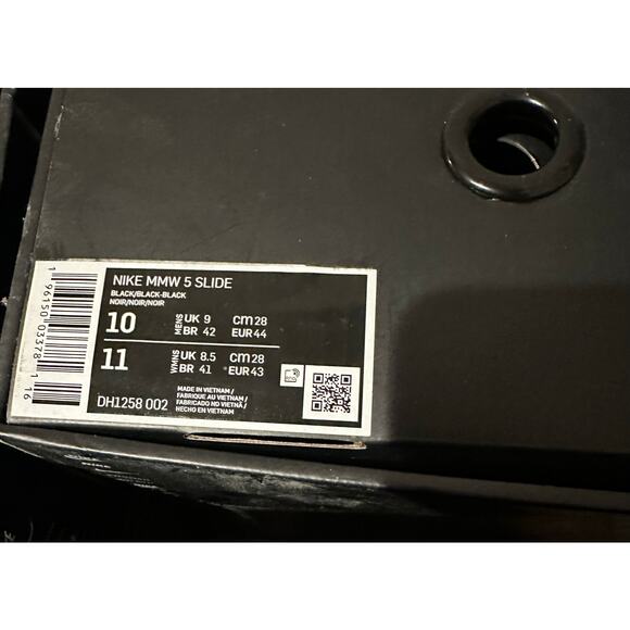 NEW NIKE MMW 005 SLIDE DH1258-002 MENS NIKE CARRYING BAG Included main image 11